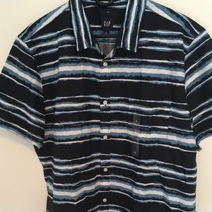 GAP striped button down casual shirt